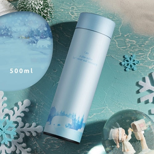 500ML Thermos Bottle 304 Stainless Steel Vacuum Flask Insulated with Infuser Thermos for Tea Thermocup Travel coffee mug