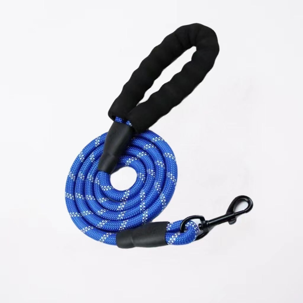 Foam handle nylon round rope dog leash dog chain collar pet dog leash