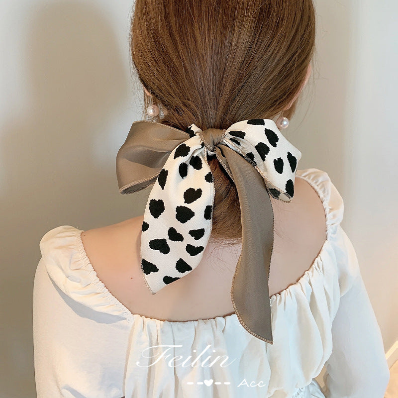 Bow Knot Hair Rope Hair Ring Women's New Summer Streamer Rubber Band Hair Headdress