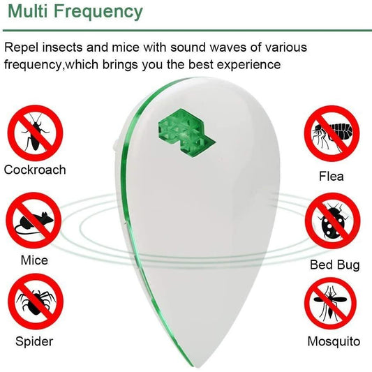 Ultrasonic mosquito repellent Indoor plug-in multi-functional insect repellent LED night light mouse repellent