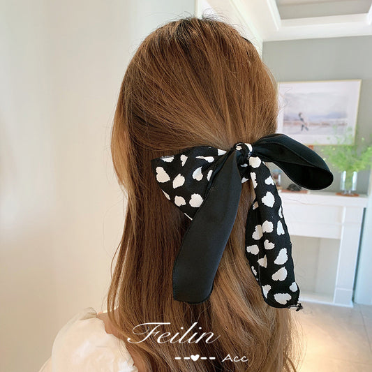 Bow Knot Hair Rope Hair Ring Women's New Summer Streamer Rubber Band Hair Headdress