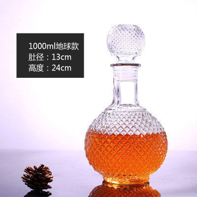 250ml 500ml  1000ml Glass Crystal Red Wine Decanter Wine Bottle Decanter