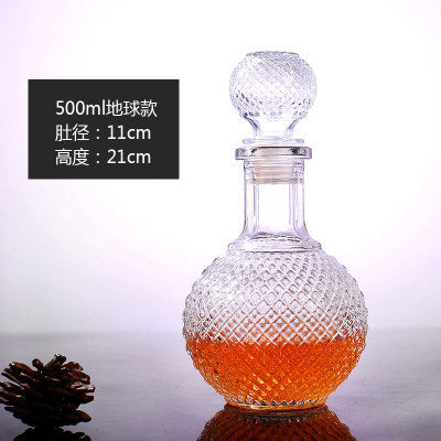 250ml 500ml  1000ml Glass Crystal Red Wine Decanter Wine Bottle Decanter