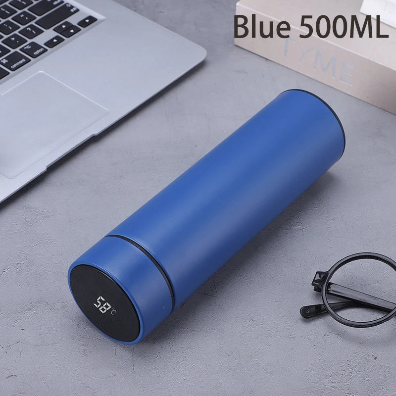 500Ml Digital Thermos Bottle Smart Cup With Temperature Display 304 Stainless Steel Vacuum Insulated Intelligent Coffee Cup