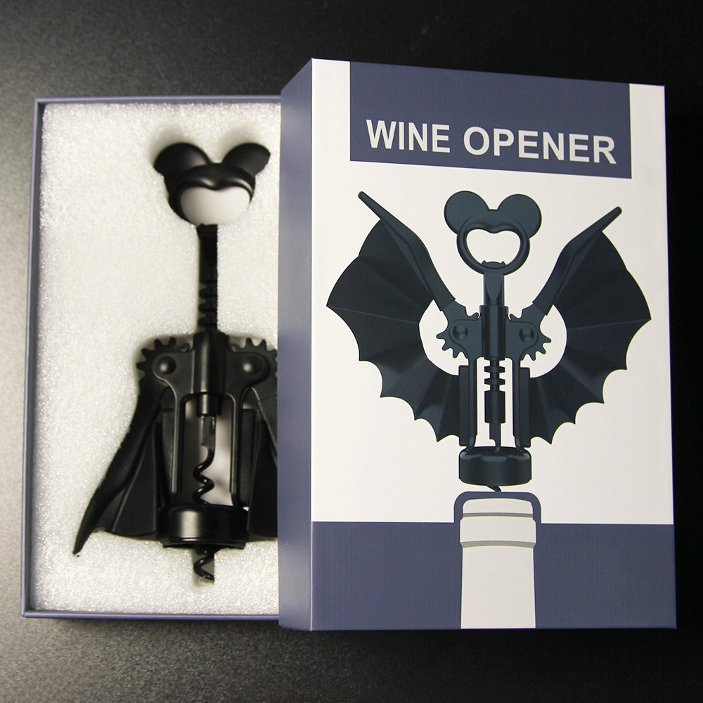 2-in-1 Wine & Beer Opener, Corkscrew & Bottle Opener