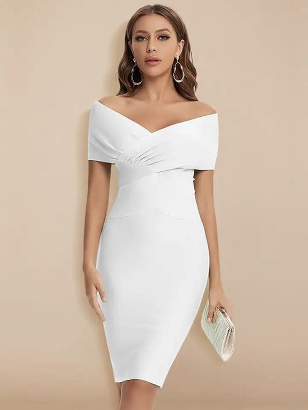 Bandage Dress Sexy Off Shoulder