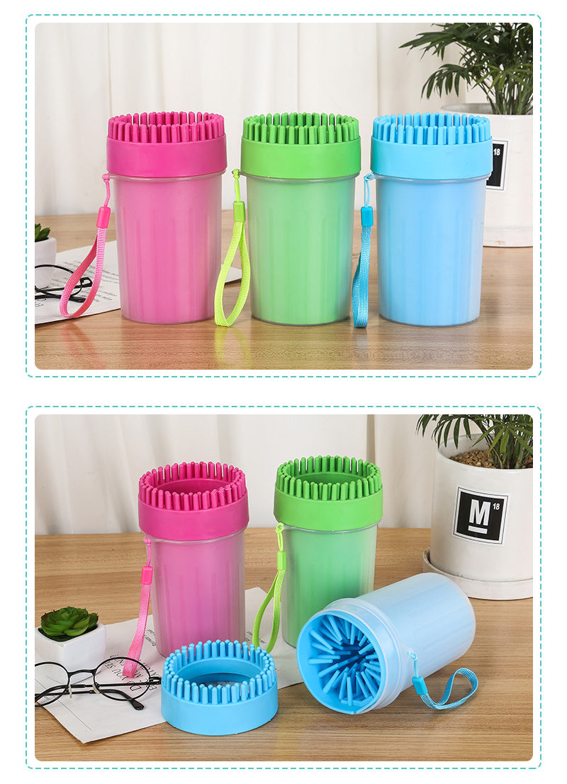 Paw Plunger Pet Paw Cleaner Soft Silicone Foot Cleaning Cup Portable Cats Dogs Paw Clean Brush Home Practical Supplies