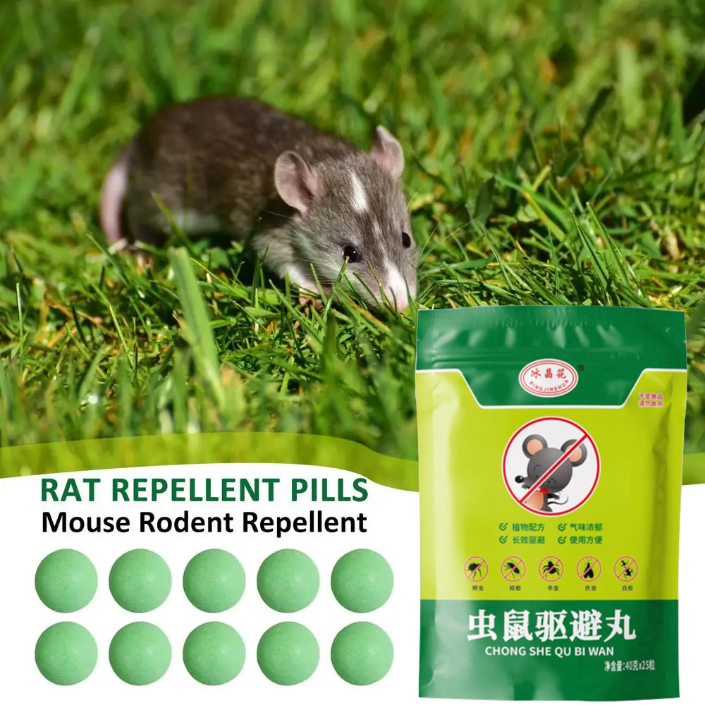 10 Pcs Peppermint Mice Repel Mouse Repeller Balls Mint Mice Repeller Fly Control Pouches for Outdoor Mouse Rats Squirrel