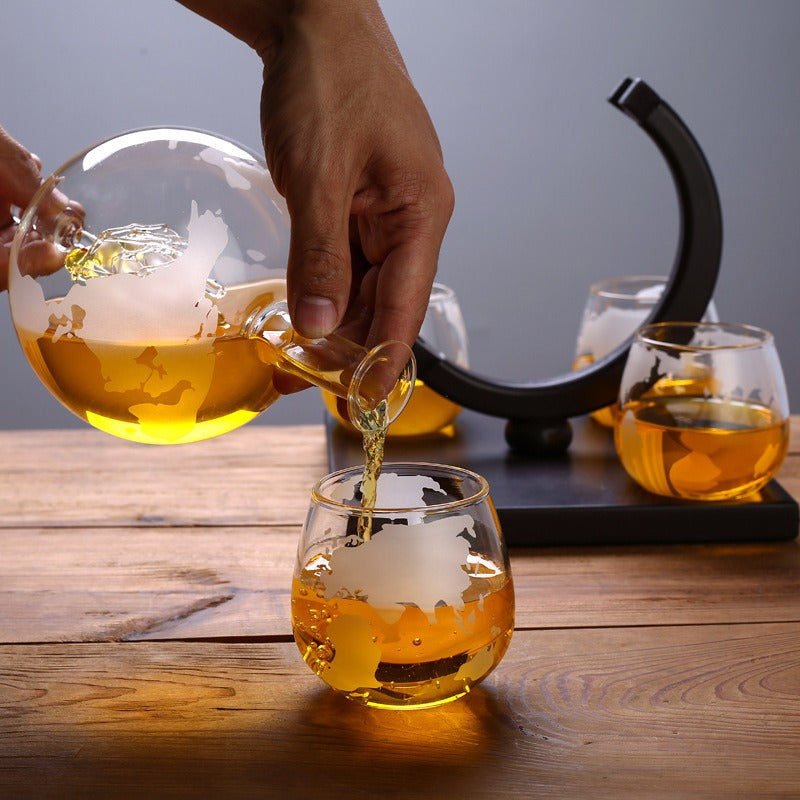 Creative Globe Decanter Set