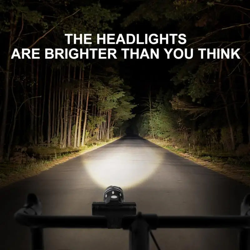 T6 LED Bicycle Front Light USB Rechargeable Lantern 2400mAh for Zoom Bike Headlight Cycling Flashlight MTB Bike Accessories