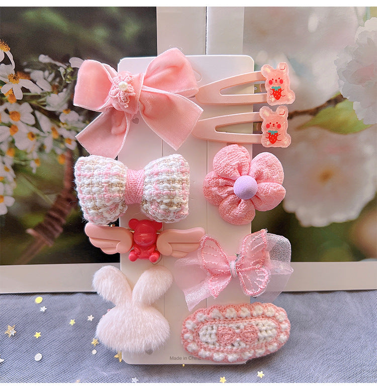 Children's Plush Hair Clip Autumn and Winter New Hair Accessories Little Girls' Hair Clip Cute Headwear