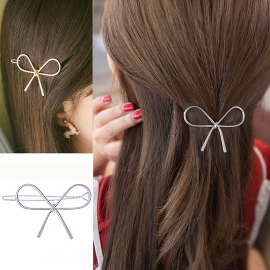 Women's Fashion Hair Accessories Geometric Openwork Butterfly Hairpin Hair Clips Headdress Hair Accessories Casual Gift