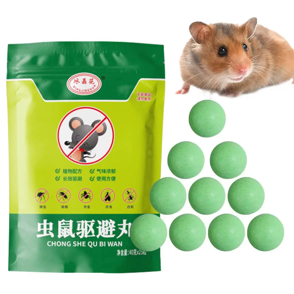 10 Pcs Peppermint Mice Repel Mouse Repeller Balls Mint Mice Repeller Fly Control Pouches for Outdoor Mouse Rats Squirrel