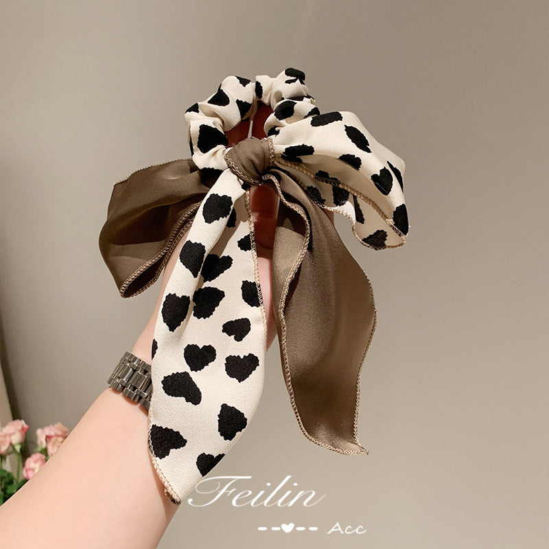 Bow Knot Hair Rope Hair Ring Women's New Summer Streamer Rubber Band Hair Headdress