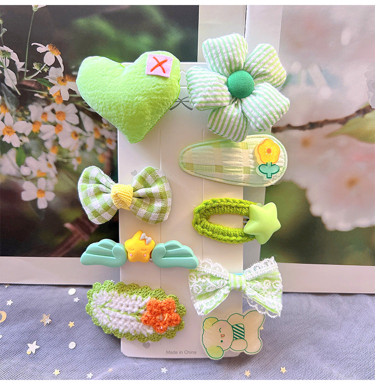 Children's Plush Hair Clip Autumn and Winter New Hair Accessories Little Girls' Hair Clip Cute Headwear