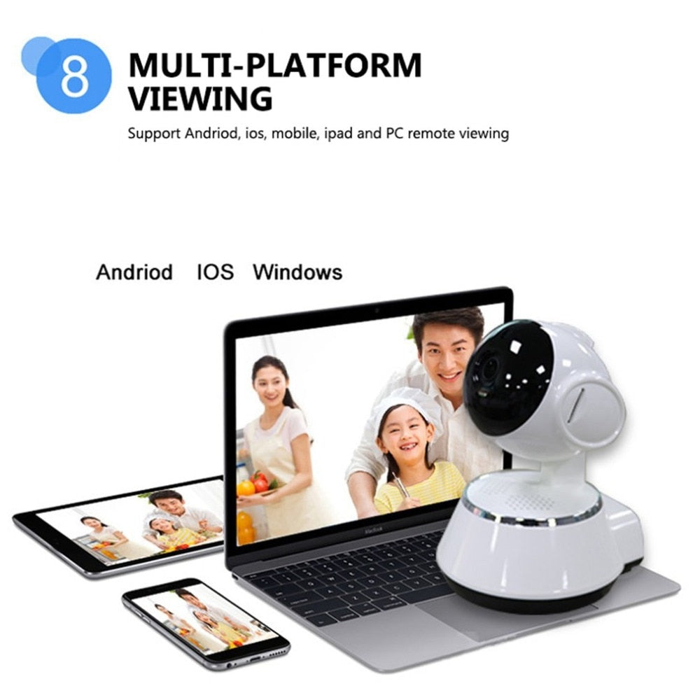 Baby Monitor Portable WiFi IP Camera 720P HD Wireless Smart Baby Camera Audio Video Record Surveillance Home Security Camera