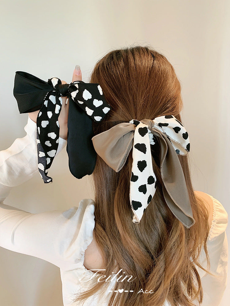 Bow Knot Hair Rope Hair Ring Women's New Summer Streamer Rubber Band Hair Headdress