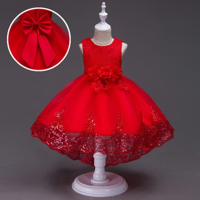 Christmas Dress For Girls Costume Children Evening Party Dress Kids Dresses For Girls Princess Dress Flower Girls Wedding Dress