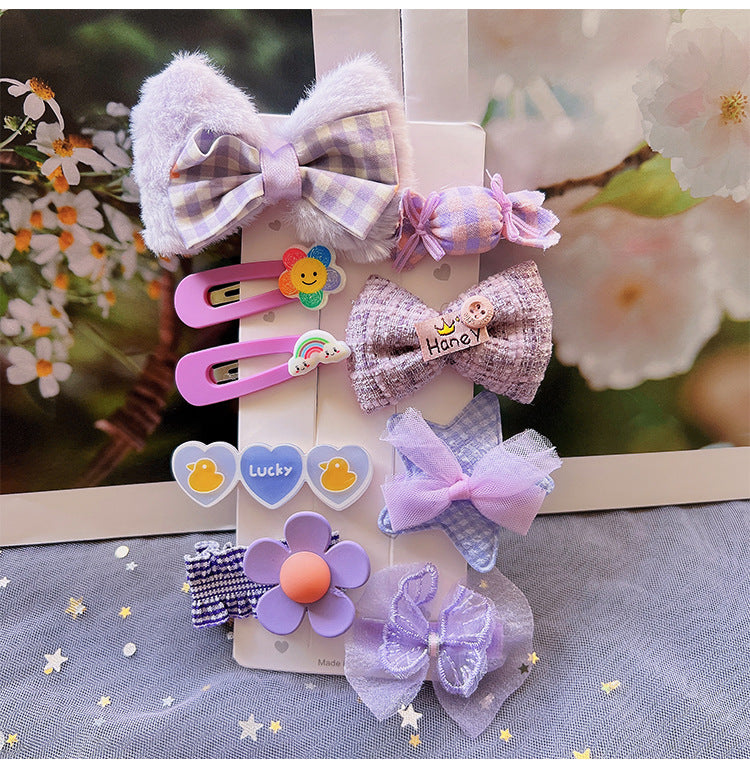 Children's Plush Hair Clip Autumn and Winter New Hair Accessories Little Girls' Hair Clip Cute Headwear