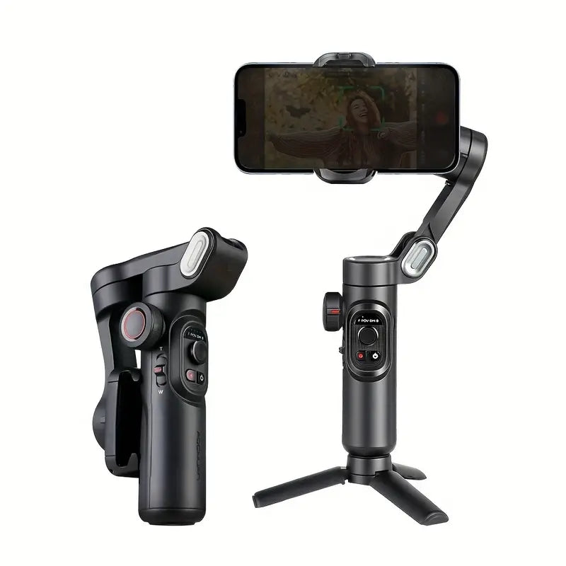 XE 3-Axis Handheld Gimbal Stabilizer Foldable Smartphone Cellphone Video Record Vlog PTZ Stabilizer For IPhone Xiaomi Sa