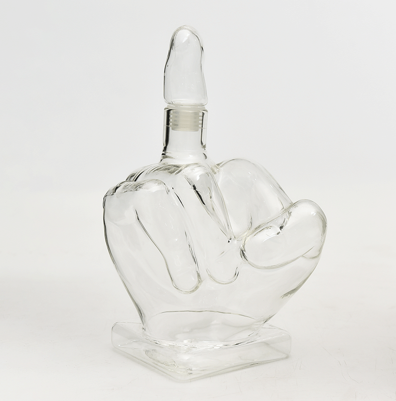 Finger Whisky Decanter Wine Glass Decanter Whiskey Container Dispenser For Beverage