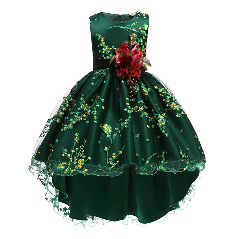 Christmas Dress For Girls Costume Children Evening Party Dress Kids Dresses For Girls Princess Dress Flower Girls Wedding Dress