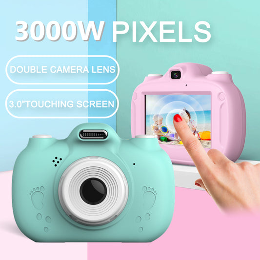 New Touch Screen WIFI Kids Camera 2800W Small SLR Dual Lens Kids Digital Camera Gift For Children