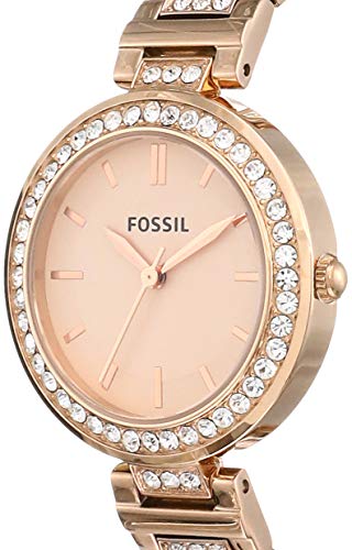 Karli Three-Hand Rose Gold-Tone Stainless Steel Watch